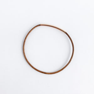 Antique Honeywood + Rosegold Rooster Moon Co. Leather Bangle