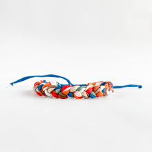 Load image into Gallery viewer, Cozy Teepee Rag Braid Adjustable Bracelet