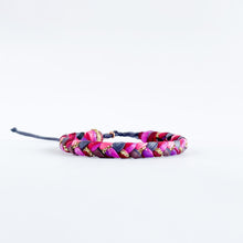 Load image into Gallery viewer, Pomegranate Super Chunky Braided Adjustable Bracelet