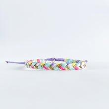 Load image into Gallery viewer, Spring Fling Super Chunky Braided Adjustable Bracelet - Gold Sparkle