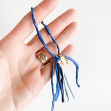 Load image into Gallery viewer, Be Brave Intention Tassel Adjustable Bracelet