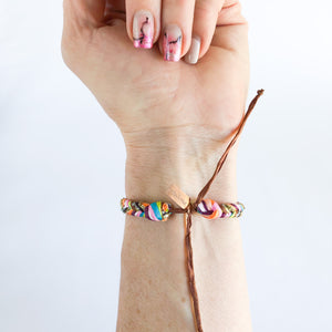 Serape Super Chunky Fishtail Adjustable Bracelet