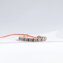 Load image into Gallery viewer, Foxy Rainbow Super Chunky Fishtail Adjustable Bracelet - *Ready to ship