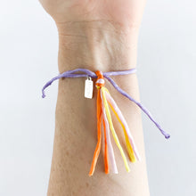 Load image into Gallery viewer, Sacred Sunrise Intention Tassel Adjustable Bracelet
