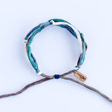 Load image into Gallery viewer, Misty Mountains Forget Me Knot - 4 Strand Adjustable Bracelet - One Size Fit w/wax cord closure