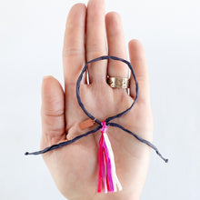 Load image into Gallery viewer, Sacred Sunset Intention Tassel Adjustable Bracelet