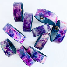 Load image into Gallery viewer, Leif Leather Galaxy Watercolor Cuff - *Variant