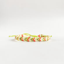 Load image into Gallery viewer, Watermelon Limeade Super Chunky Fishtail Adjustable Bracelet