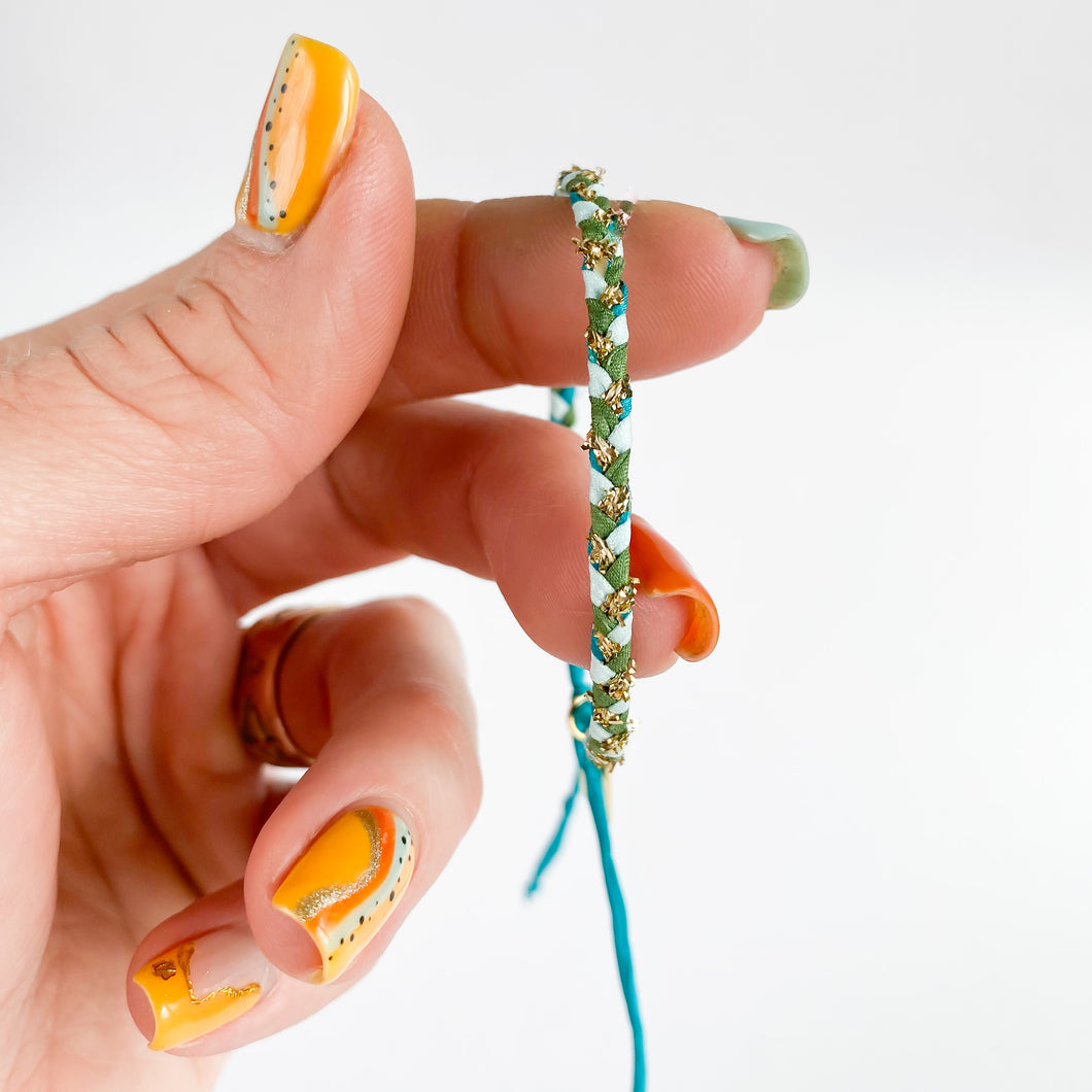 Lizard Original Adjustable Bracelet - Silk closure size L