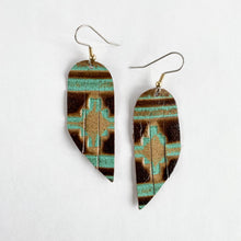Load image into Gallery viewer, Flourish Leather Southwest Variant Mini Fringe Earrings *extremely variant!
