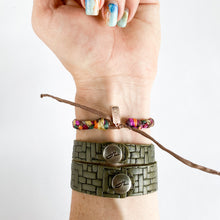 Load image into Gallery viewer, Fallen - Espresso - Super Chunky Braided Adjustable Bracelet