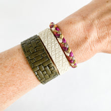 Load image into Gallery viewer, Fallen - Café - Super Chunky Braided Adjustable Bracelet