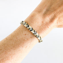Load image into Gallery viewer, Aztec Geo Super Chunky Fishtail Adjustable Bracelet