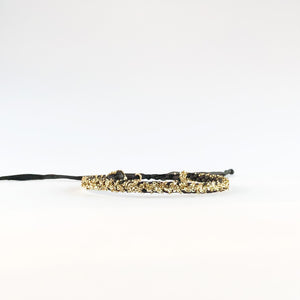 Black & Gold Luxe Original Adjustable Bracelet