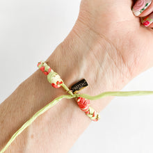 Load image into Gallery viewer, Watermelon Limeade Super Chunky Braided Adjustable Bracelet