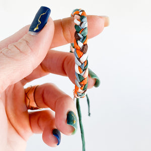 Gourdgeous Rag Braid Adjustable Bracelet