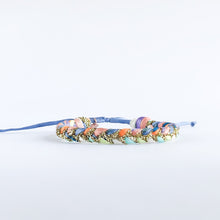 Load image into Gallery viewer, Garden Party Citrus Triple Sparkle Super Chunky Adjustable Bracelet
