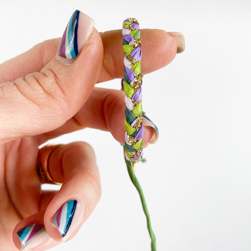 Plum Tree Super Chunky Braided Adjustable Bracelet