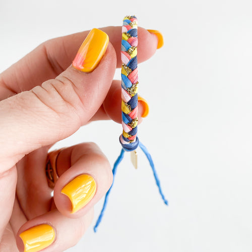 Sunny Bunny Super Chunky Braided Adjustable Bracelet