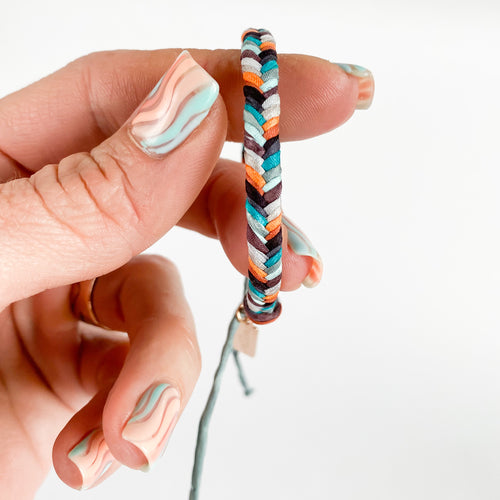 Butterfly Super Chunky Fishtail Adjustable Bracelet - Without Sparkle