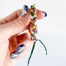 Load image into Gallery viewer, Tranquility Rag Braid Adjustable Bracelet