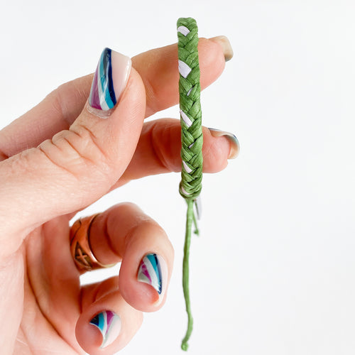 Moonlit Cacti Super Chunky Braided Adjustable Bracelet