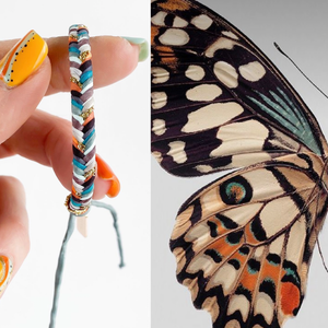 Butterfly Super Chunky Fishtail Adjustable Bracelet - Without Sparkle