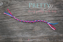 Load image into Gallery viewer, Pretty by JL Vault - Braid Bracelet - Royal, Pink, Hot Pink - 2 sizes Adult + Child