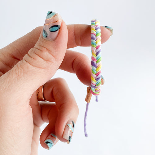 Spring Break Super Chunky Fishtail Adjustable Bracelet *Made to Order - ships within 10 days