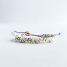 Load image into Gallery viewer, Spring Break Super Chunky Fishtail Adjustable Bracelet *Made to Order - ships within 10 days