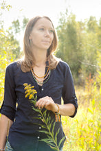Load image into Gallery viewer, Pretty by JL Vault - Tangerine Hills Stacked Necklace - Calico - One piece - Long 20.5&quot;